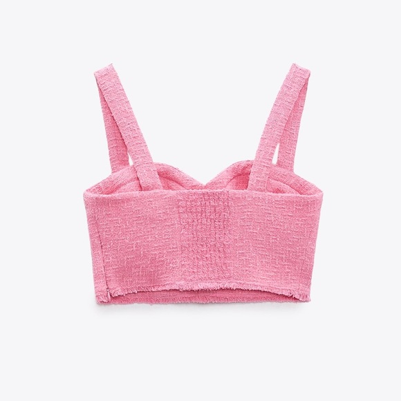 (#34) ZARA Textured Bustier Top - Picture 5 of 6
